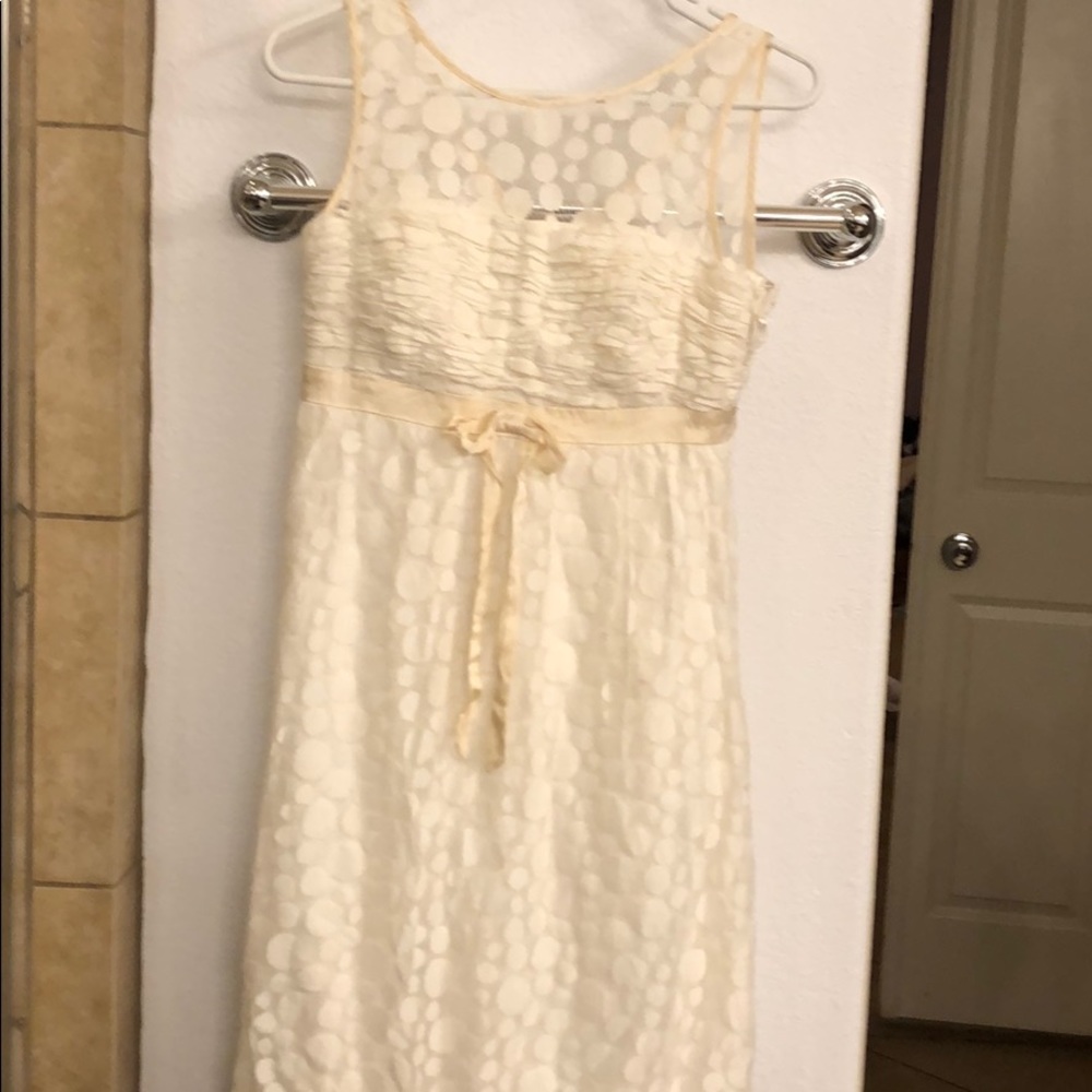 Sue Wong Ivory Lace Dress